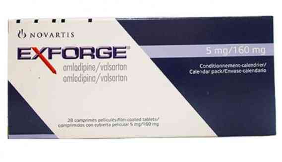 Exforge 5mg/160mg 14 f.c. tab.