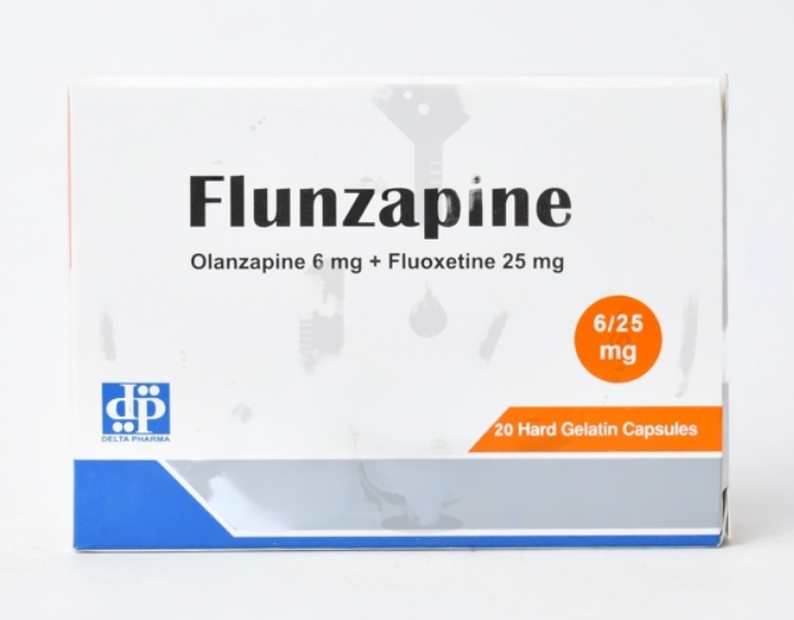 FLUNZAPINE 6/25 MG 20 CAPS.