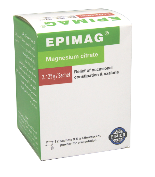سعر ابيماج فوار 12 كيس | 2026 epimag 12 eff. gr. in sachets