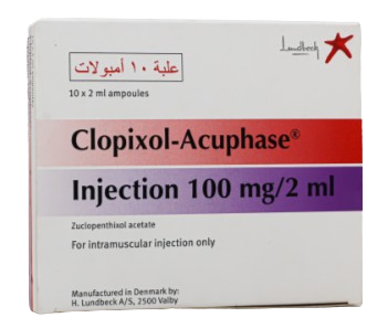 دواء كلوبيكسول اكيوفيز 100مجم/2مل 10 امبولات
