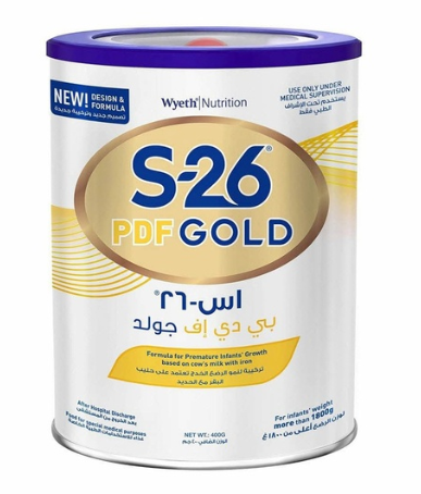 اس 26 جولد بي دي اف حليب 400جم