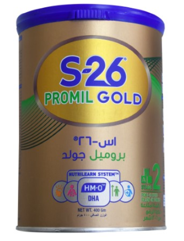 اس 26 بروميل جولد 2 لبن اطفال 400 جم