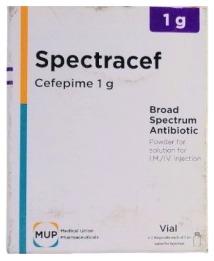 سبكتراسيف 1 جم حقن عضل/وريد فيال