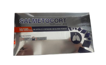 سالميتوكورت 50/500مكجم 60 كبسولة استنشاق + جهاز استنشاق