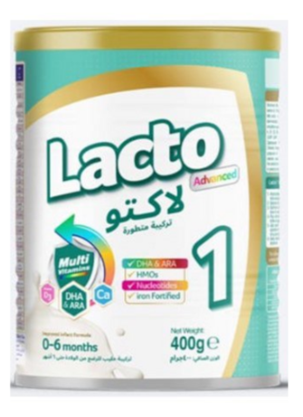 لاكتو 1 ادفانسد لبن اطفال 400 جم
