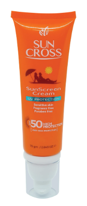 دواء صن كروس للاطفال +50 spf كريم 75 جم