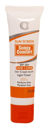 صاني كومفرت 50+ spf صن سكرين جل كريم 50 مل