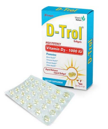 دواء دي ترول 1000وحدة 30 كبسولة