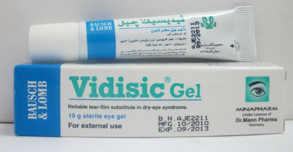 دواء فيديسك جل للعين 10جم